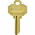 Hillman Traditional Key House/Office Key Blank BW2 Single For Baldwin Locks, 10PK 86488